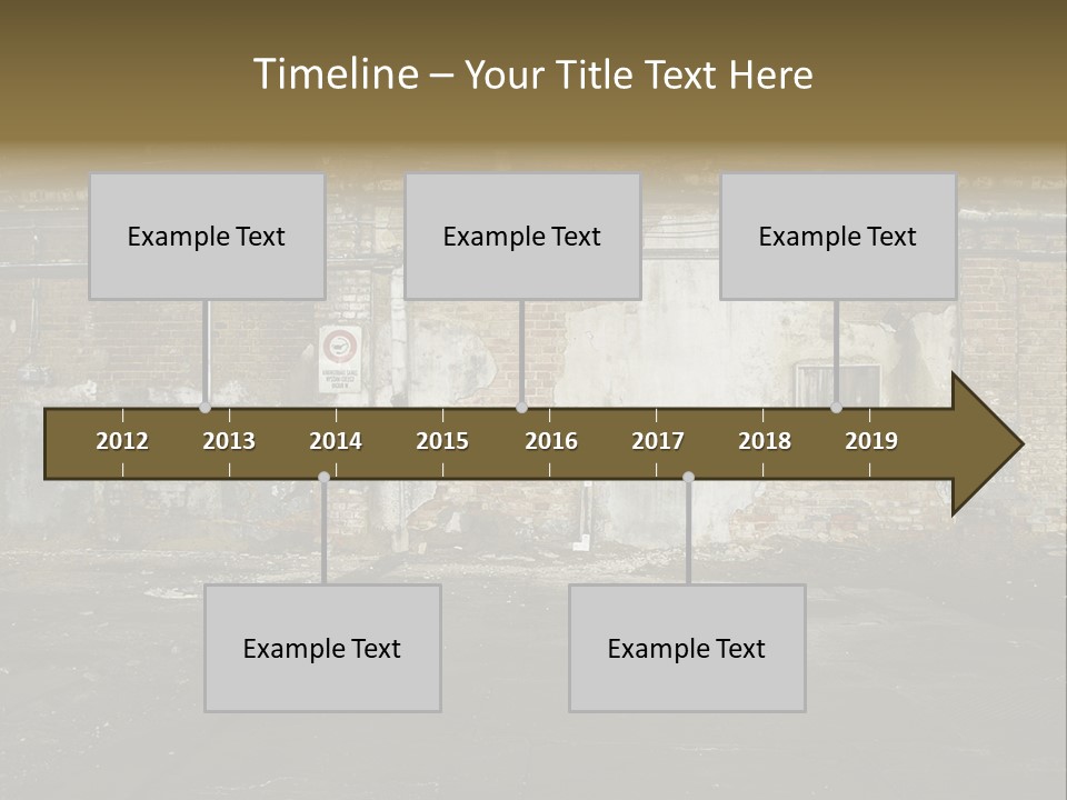 Vandalism Empty Destruction PowerPoint Template