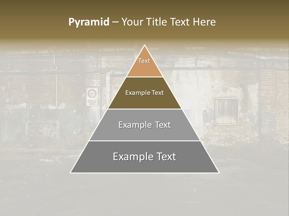 Vandalism Empty Destruction PowerPoint Template