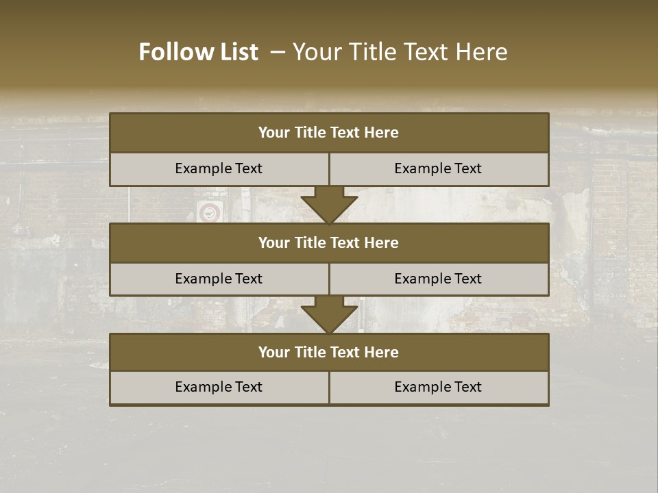 Vandalism Empty Destruction PowerPoint Template