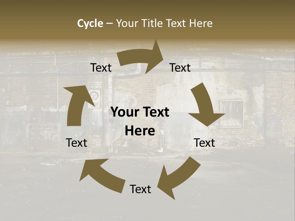 Vandalism Empty Destruction PowerPoint Template