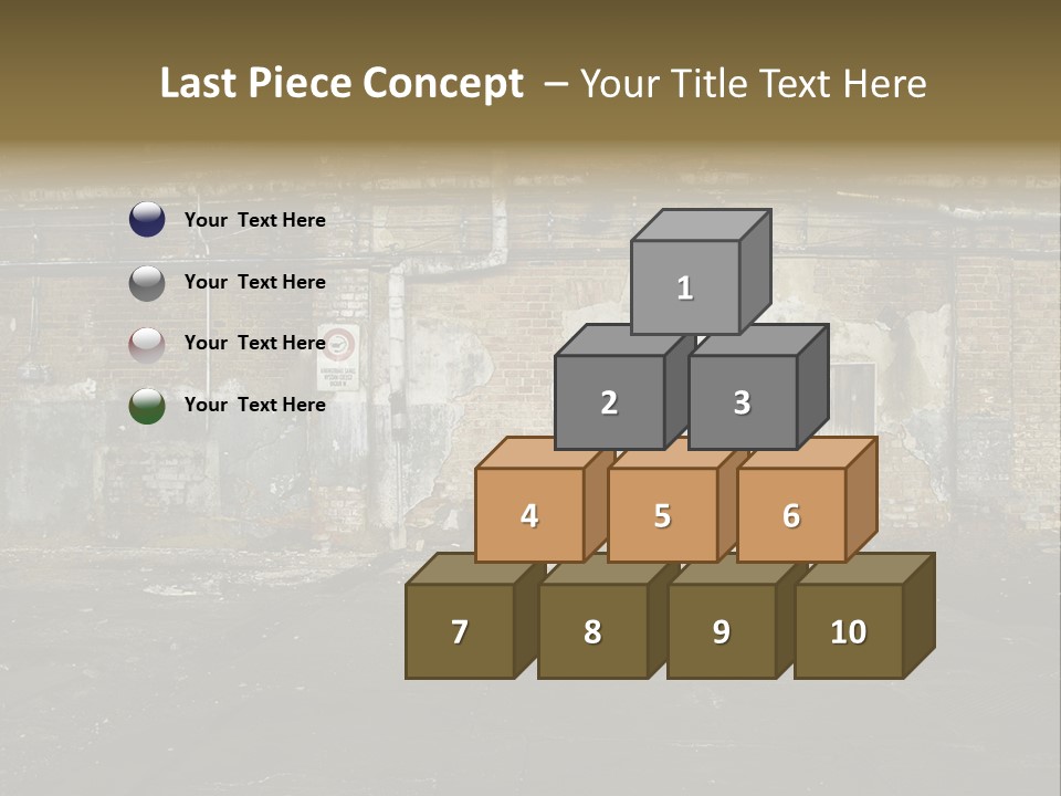 Vandalism Empty Destruction PowerPoint Template