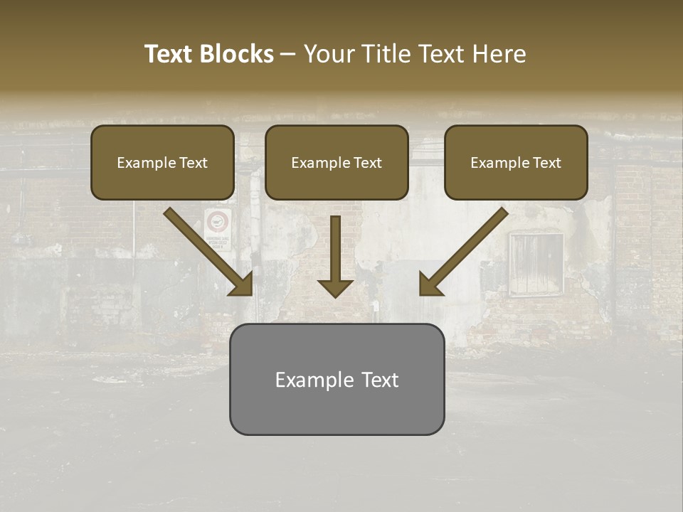 Vandalism Empty Destruction PowerPoint Template