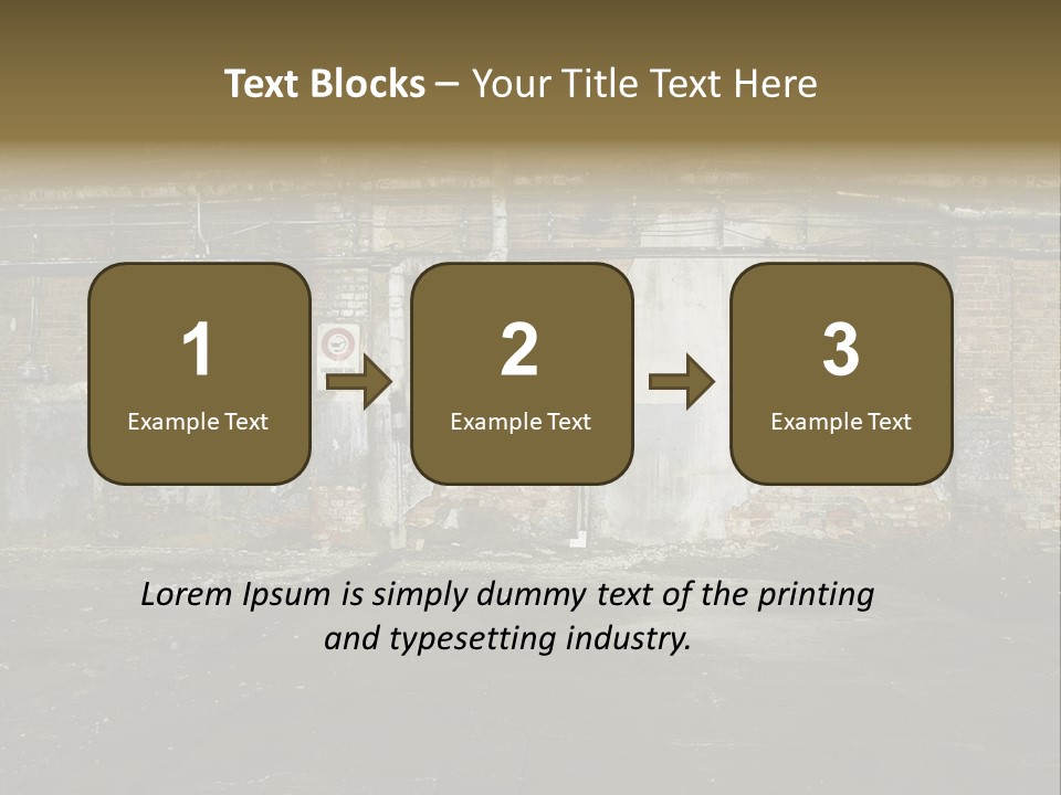 Vandalism Empty Destruction PowerPoint Template