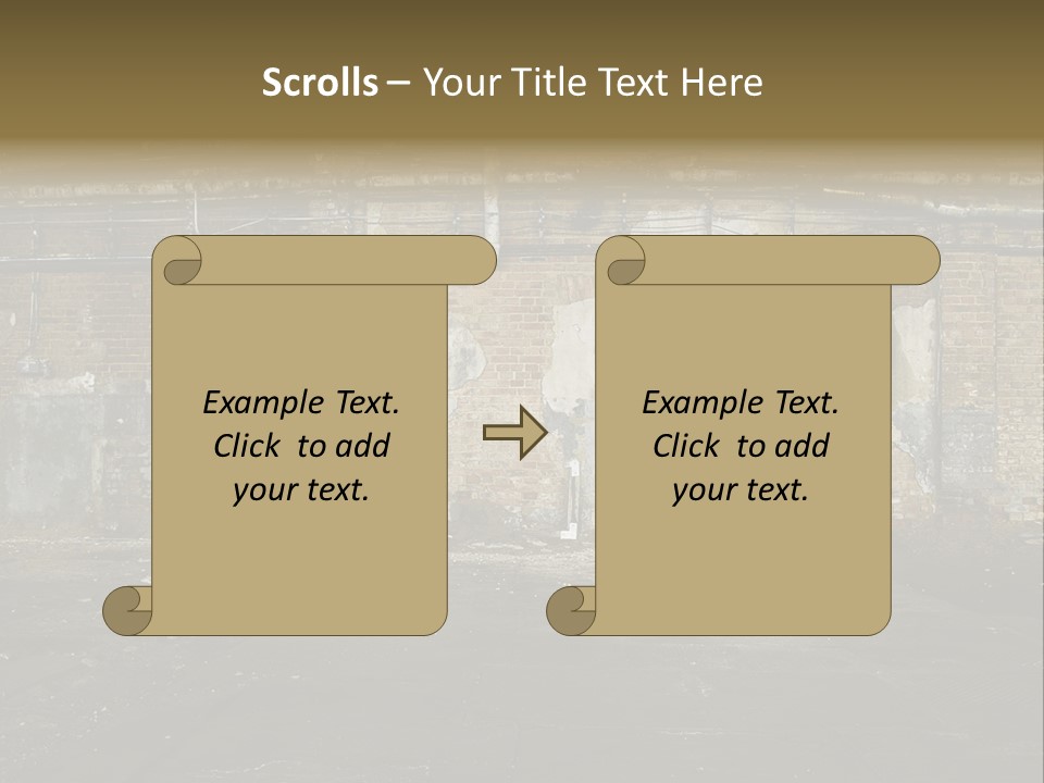 Vandalism Empty Destruction PowerPoint Template