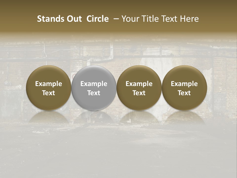 Vandalism Empty Destruction PowerPoint Template