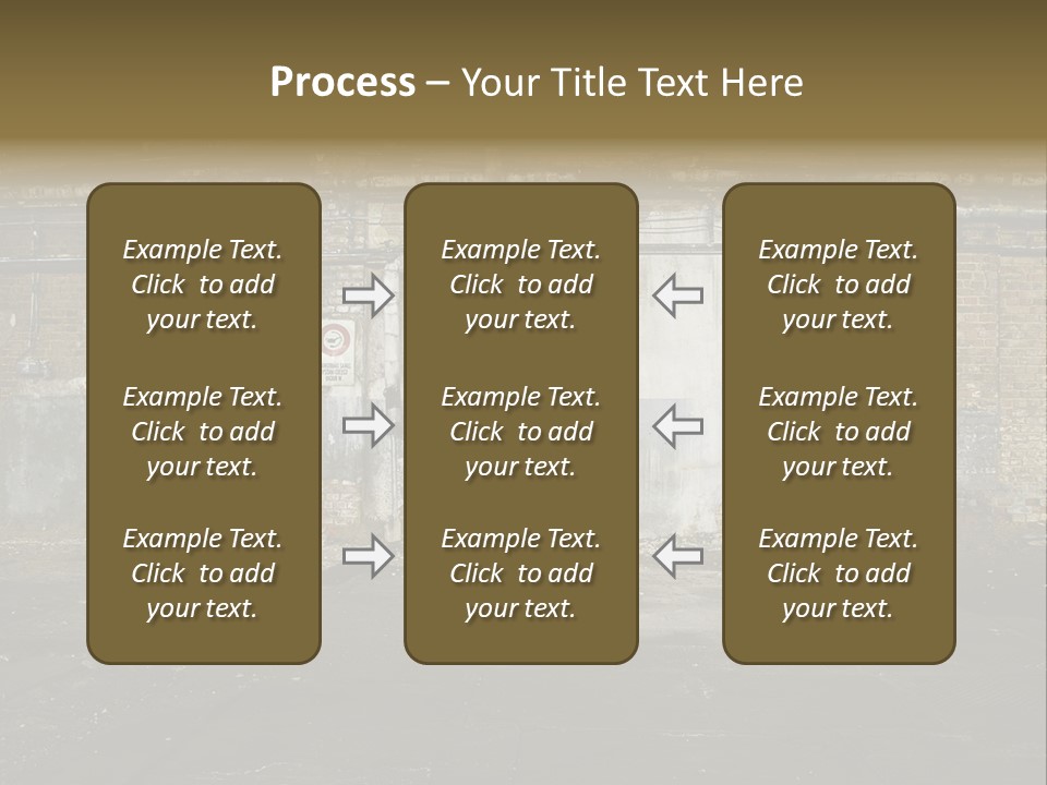 Vandalism Empty Destruction PowerPoint Template