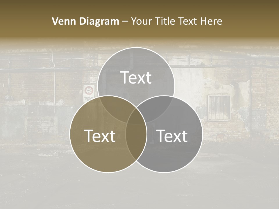 Vandalism Empty Destruction PowerPoint Template