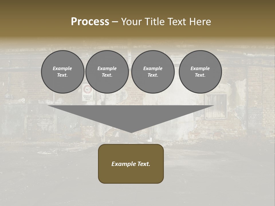 Vandalism Empty Destruction PowerPoint Template