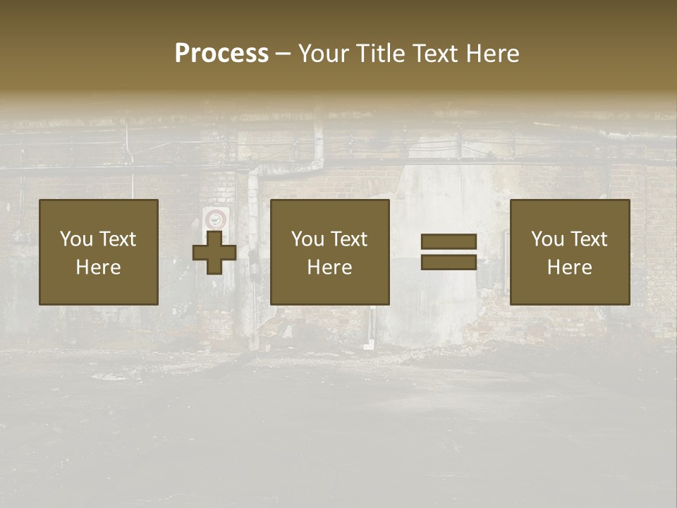 Vandalism Empty Destruction PowerPoint Template