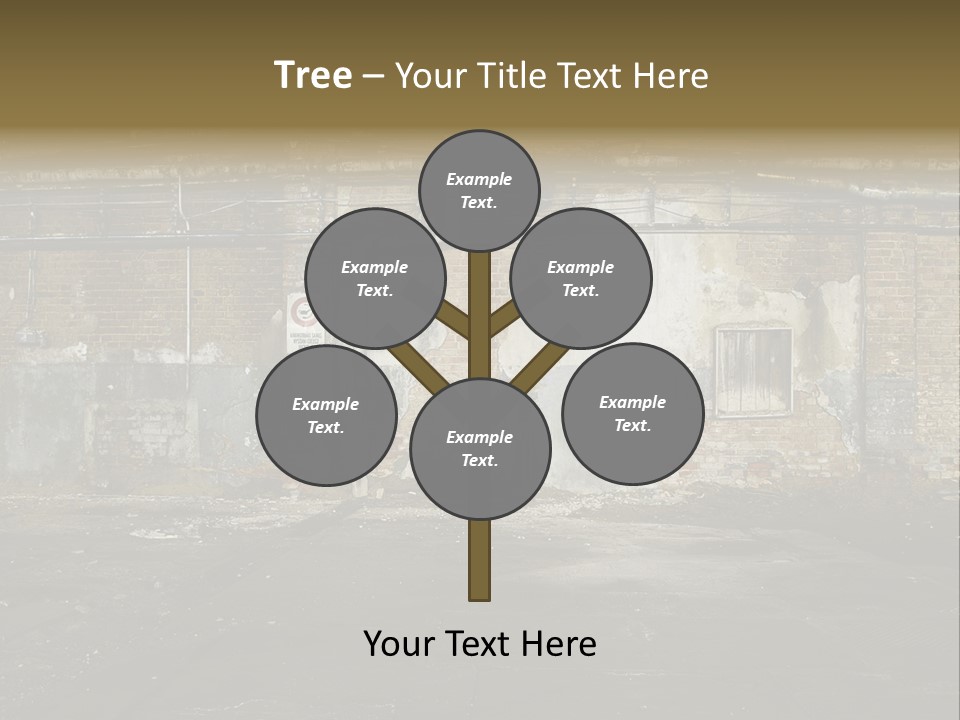 Vandalism Empty Destruction PowerPoint Template