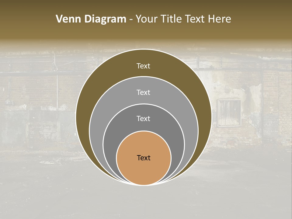 Vandalism Empty Destruction PowerPoint Template