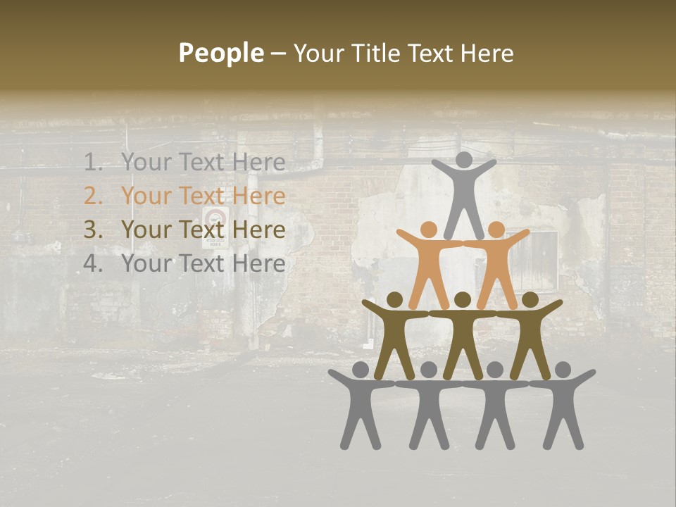 Vandalism Empty Destruction PowerPoint Template