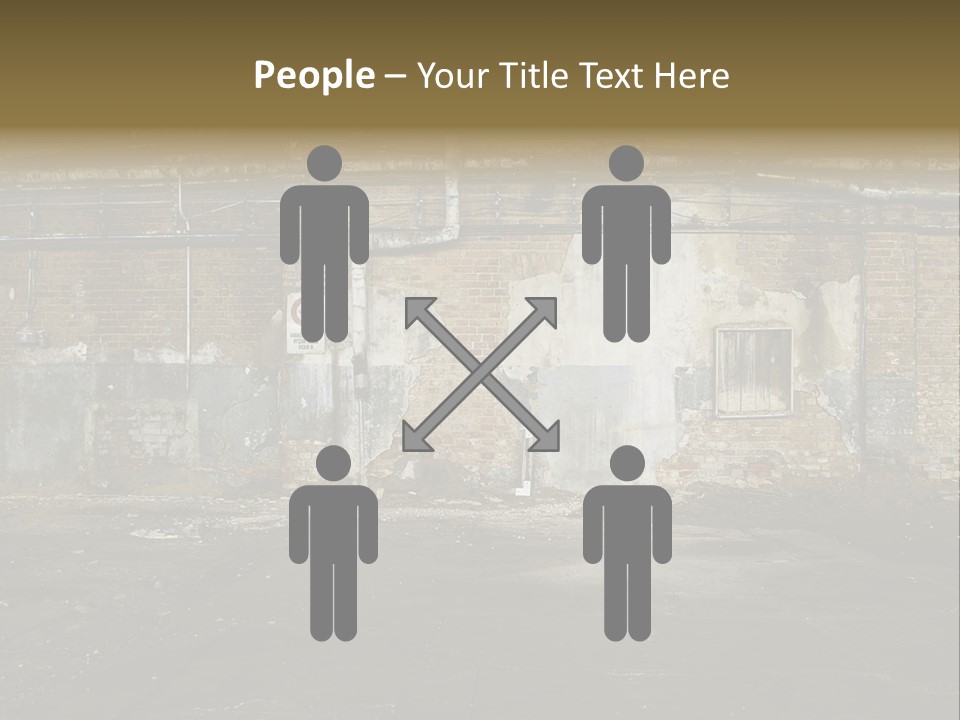 Vandalism Empty Destruction PowerPoint Template