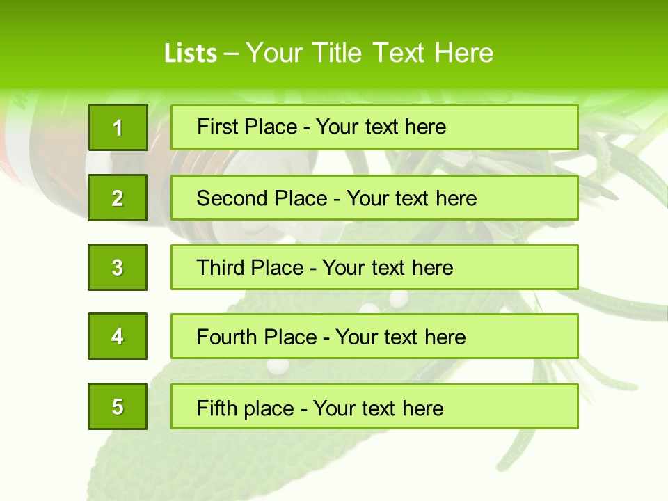 Medicament Homeopathic Softly PowerPoint Template