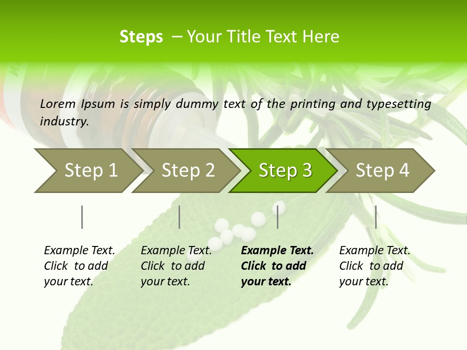 Medicament Homeopathic Softly PowerPoint Template
