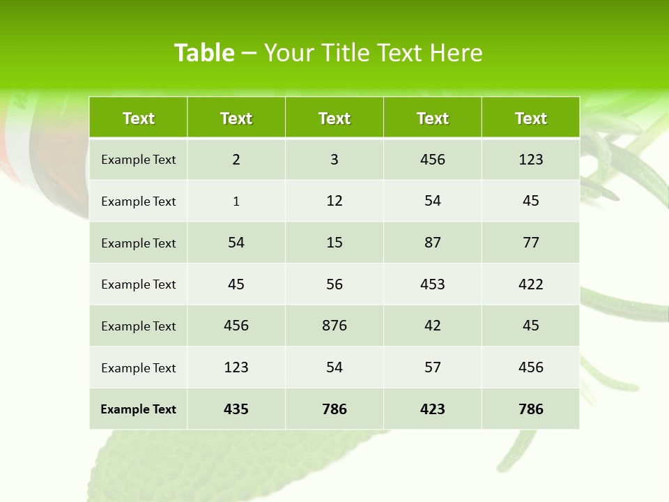 Medicament Homeopathic Softly PowerPoint Template