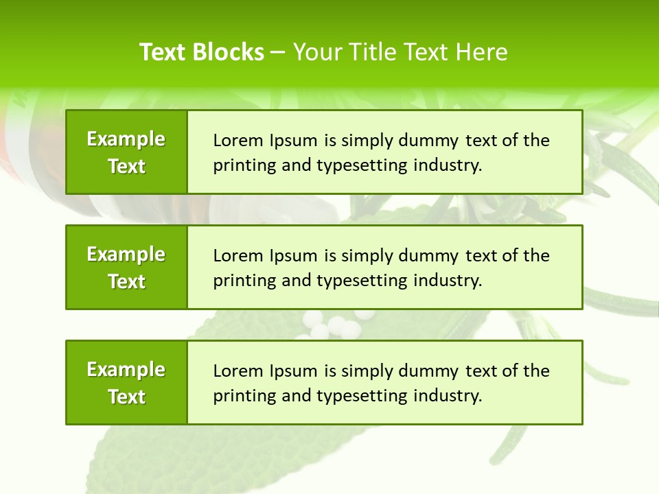 Medicament Homeopathic Softly PowerPoint Template