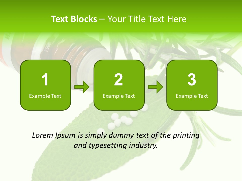 Medicament Homeopathic Softly PowerPoint Template