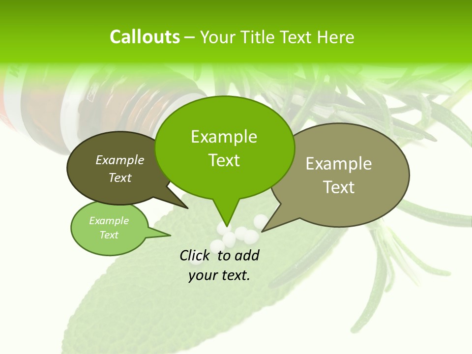 Medicament Homeopathic Softly PowerPoint Template