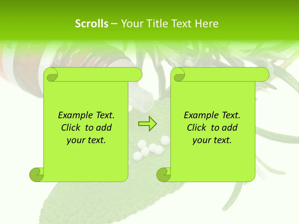 Medicament Homeopathic Softly PowerPoint Template