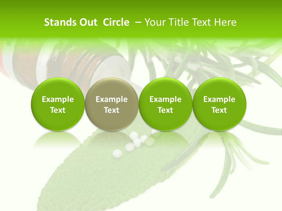 Medicament Homeopathic Softly PowerPoint Template