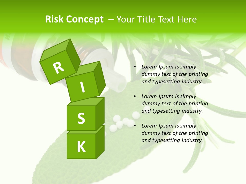 Medicament Homeopathic Softly PowerPoint Template