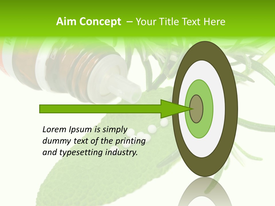 Medicament Homeopathic Softly PowerPoint Template