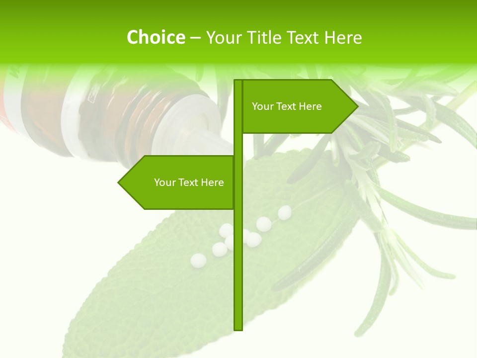 Medicament Homeopathic Softly PowerPoint Template
