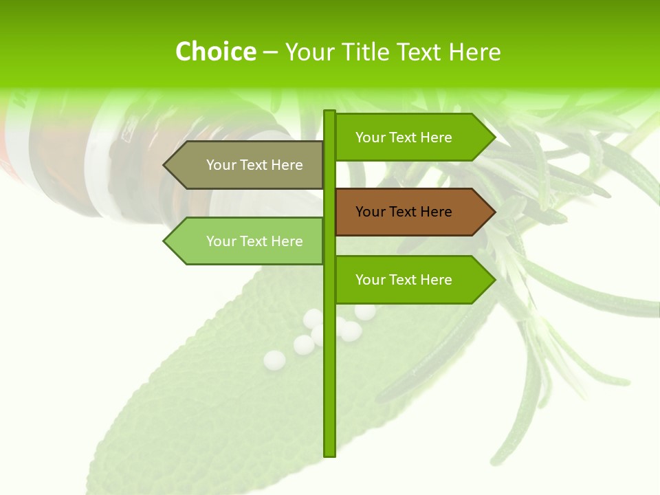 Medicament Homeopathic Softly PowerPoint Template