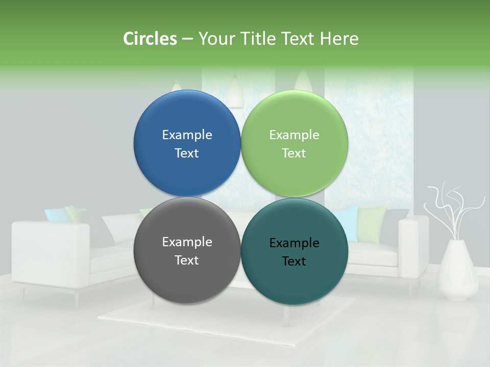 Divan Armchair Comfort PowerPoint Template