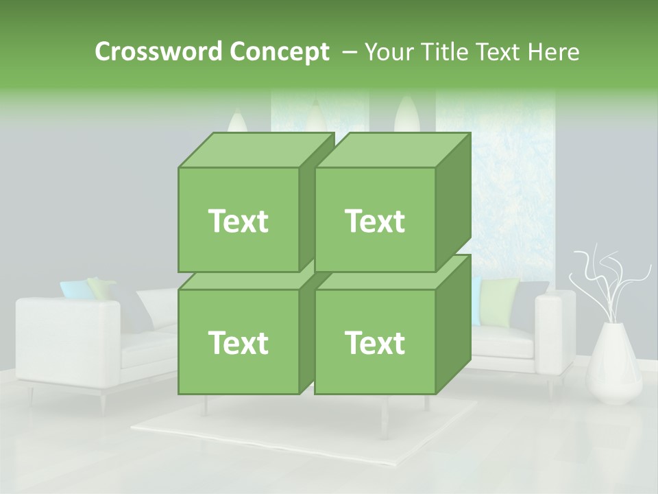 Divan Armchair Comfort PowerPoint Template