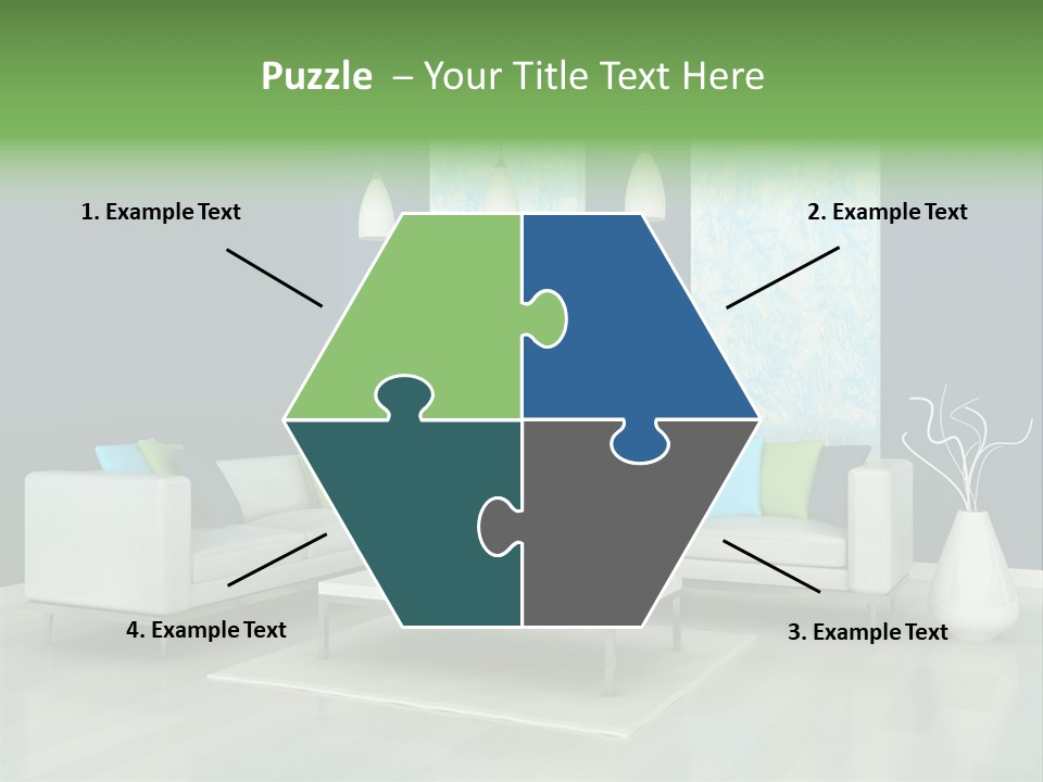 Divan Armchair Comfort PowerPoint Template