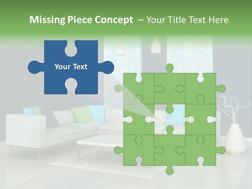 Divan Armchair Comfort PowerPoint Template