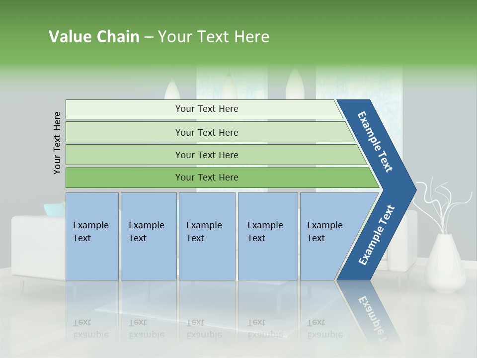 Divan Armchair Comfort PowerPoint Template