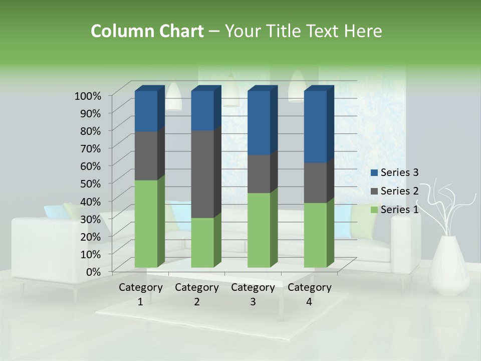 Divan Armchair Comfort PowerPoint Template