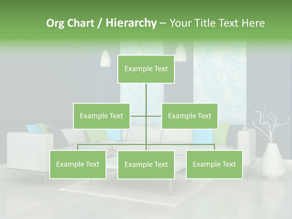 Divan Armchair Comfort PowerPoint Template