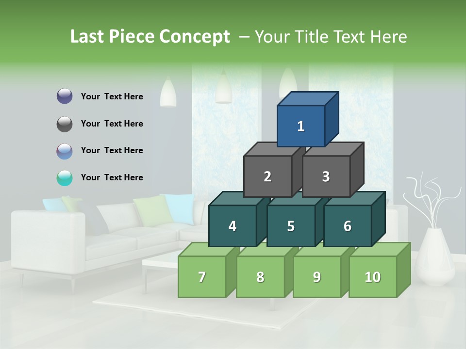 Divan Armchair Comfort PowerPoint Template