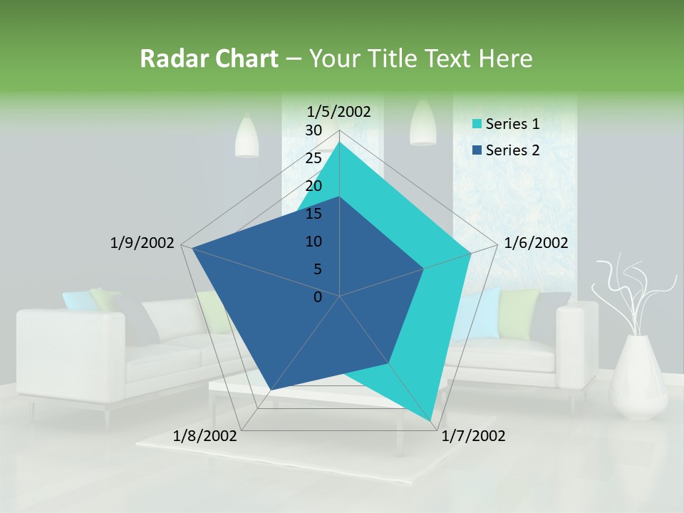 Divan Armchair Comfort PowerPoint Template