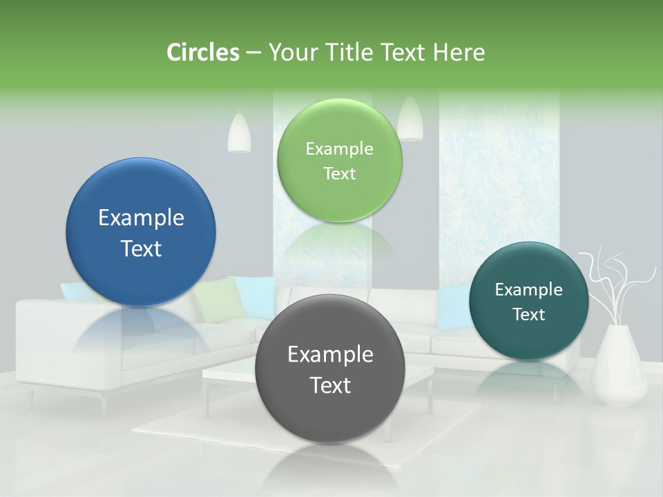 Divan Armchair Comfort PowerPoint Template