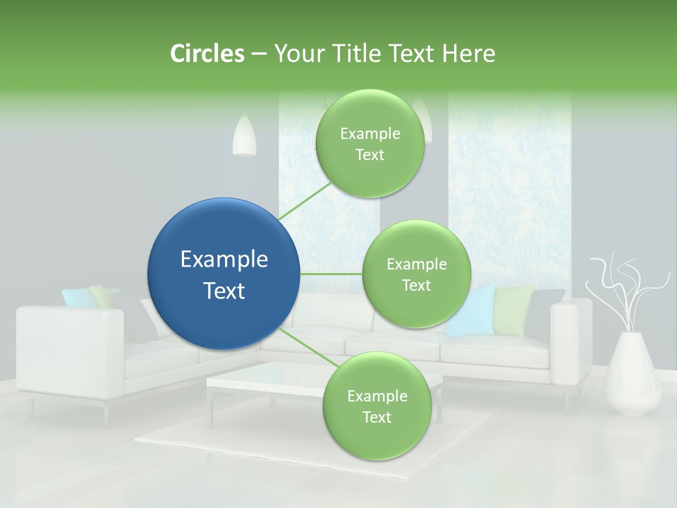 Divan Armchair Comfort PowerPoint Template