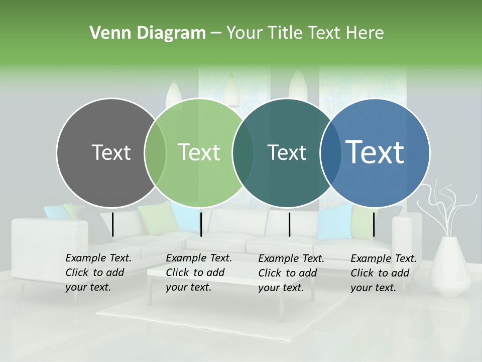 Divan Armchair Comfort PowerPoint Template