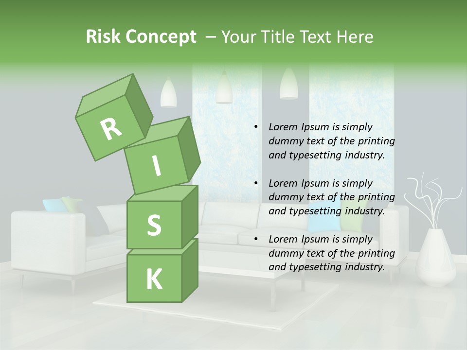 Divan Armchair Comfort PowerPoint Template