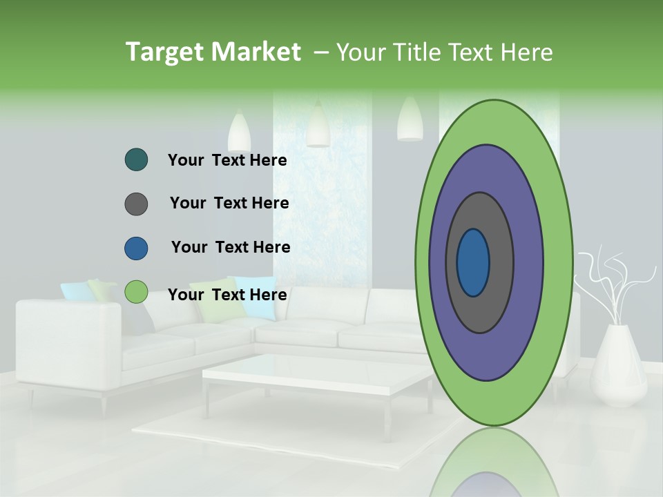 Divan Armchair Comfort PowerPoint Template