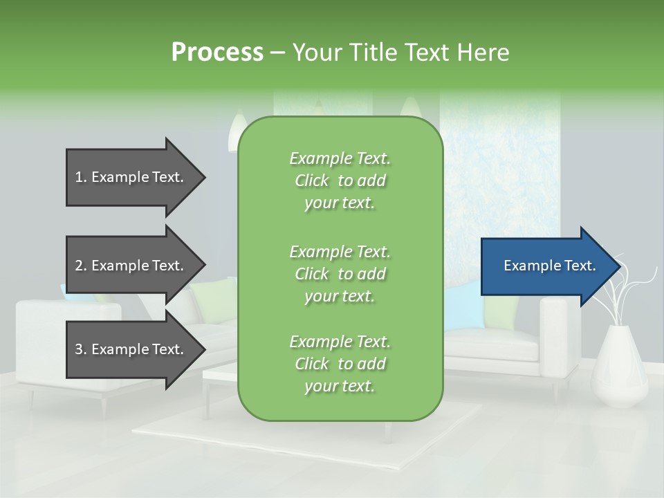 Divan Armchair Comfort PowerPoint Template