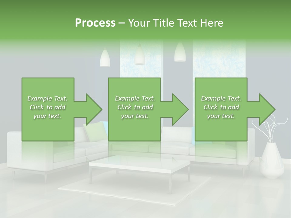 Divan Armchair Comfort PowerPoint Template