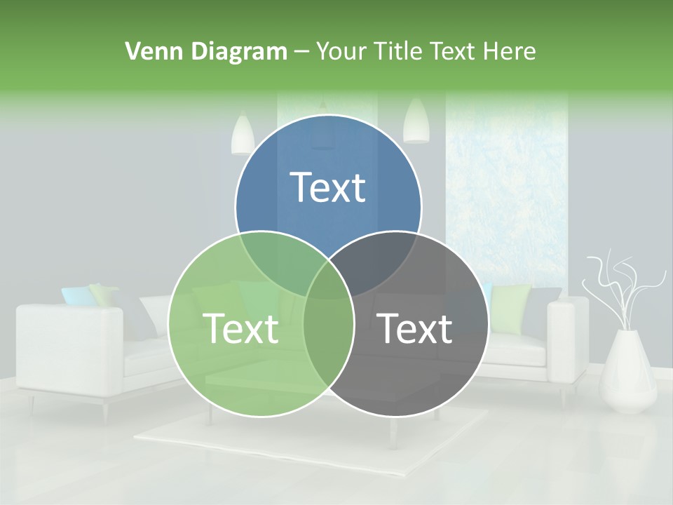Divan Armchair Comfort PowerPoint Template