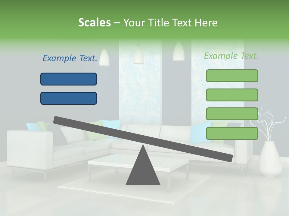 Divan Armchair Comfort PowerPoint Template