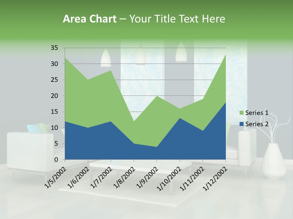 Divan Armchair Comfort PowerPoint Template