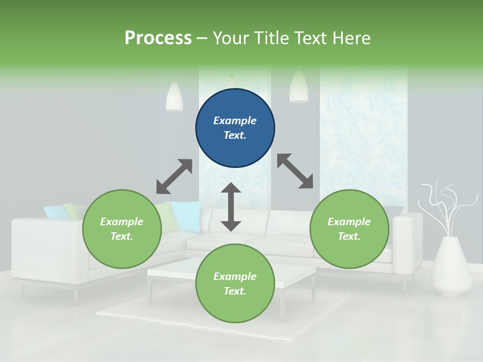 Divan Armchair Comfort PowerPoint Template
