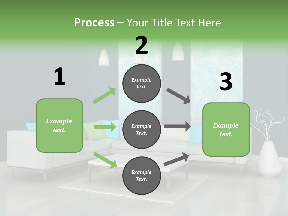 Divan Armchair Comfort PowerPoint Template